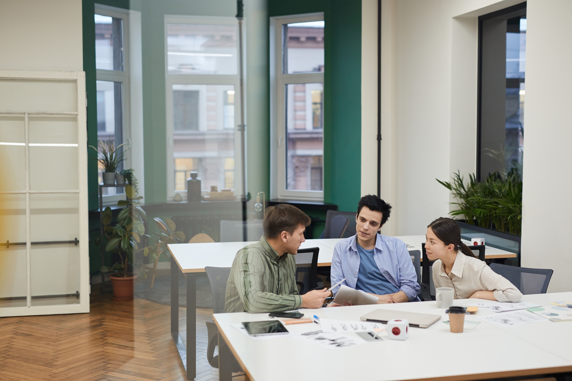 Teamwork at office